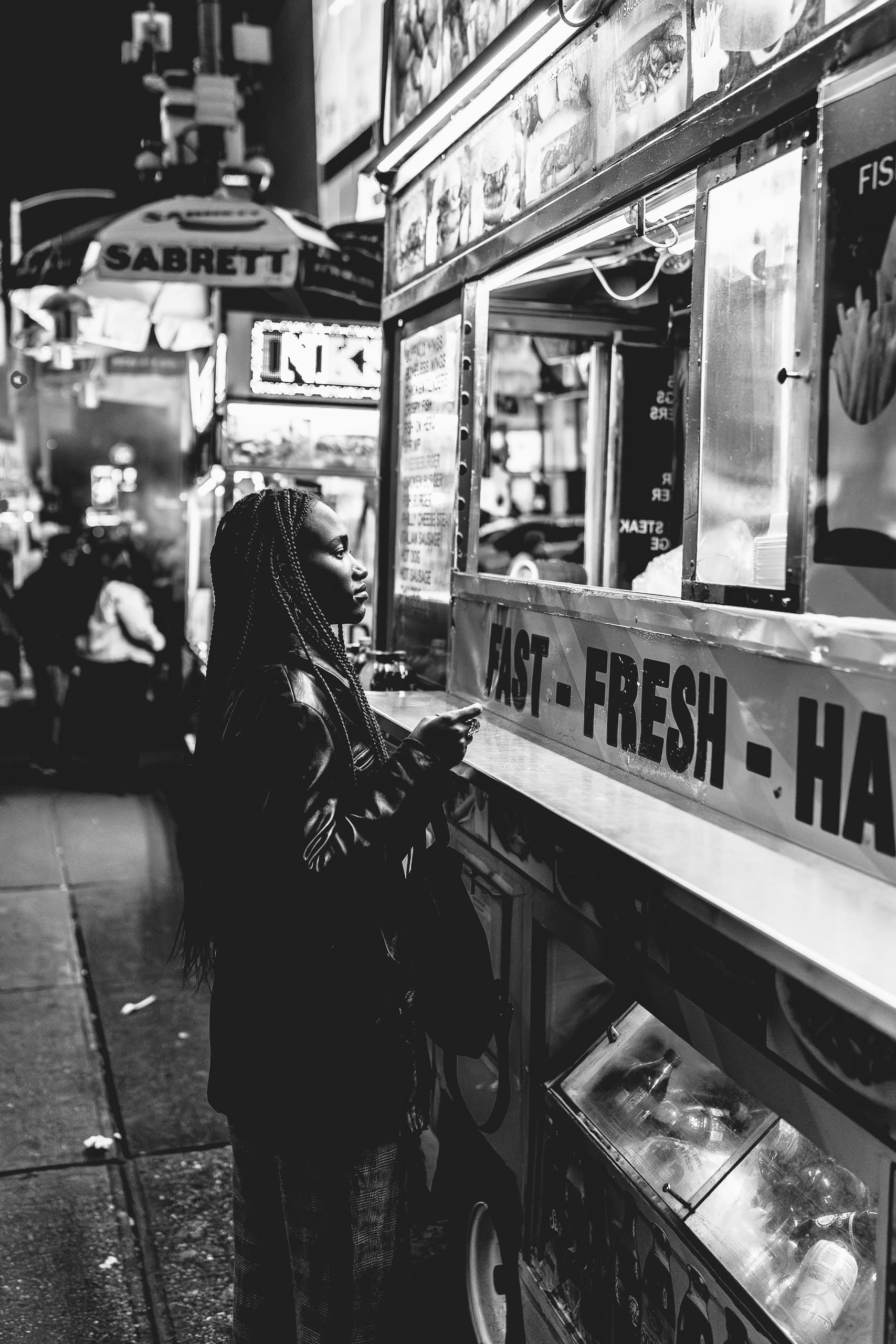 Time Square at night